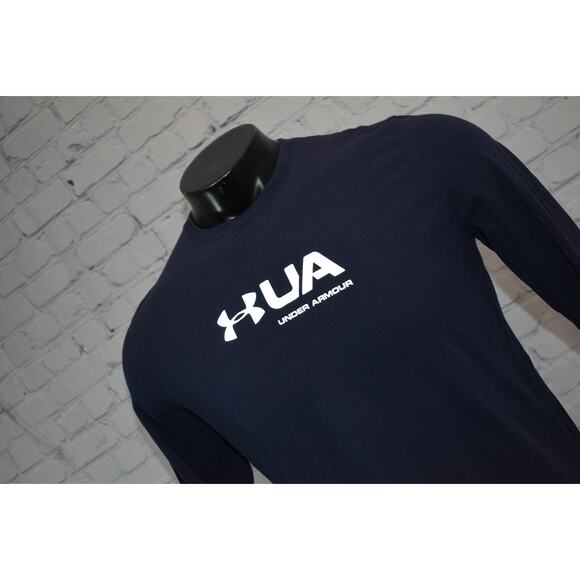 Under Armour Other - Under Armour Shirt Men Size Small Gym Performance HeatGear Long Sleeve Blue